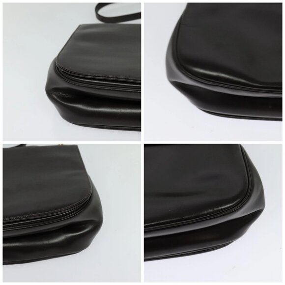 Christian Dior Shoulder Bag Leather Brown Gold - Picture 16 of 16